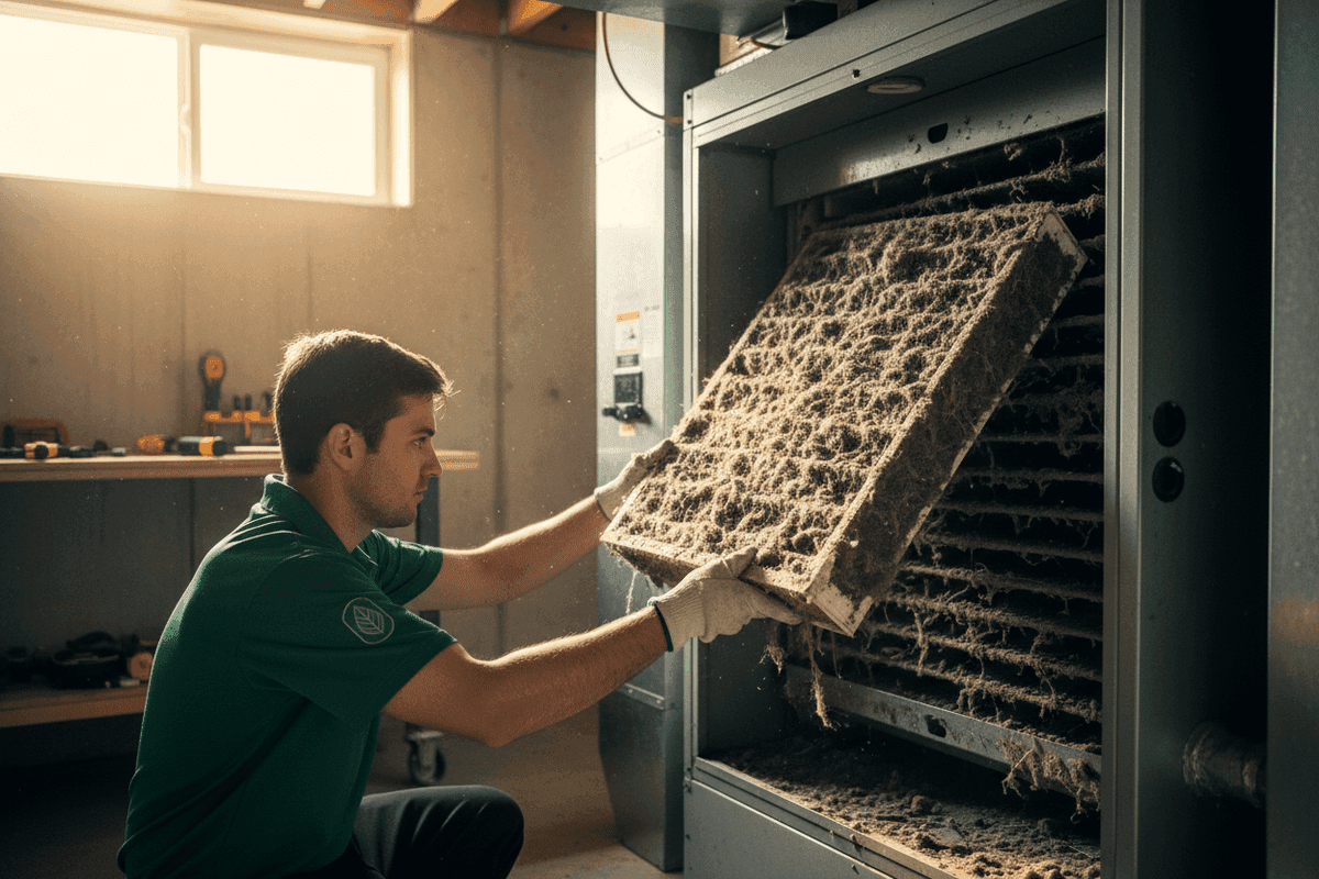 HVAC System — before maintenance